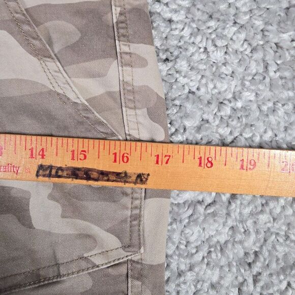 Democracy Jeans Womens 6 Brown Camo Skinny Ankle Ab Technology Stretch - Picture 10 of 14